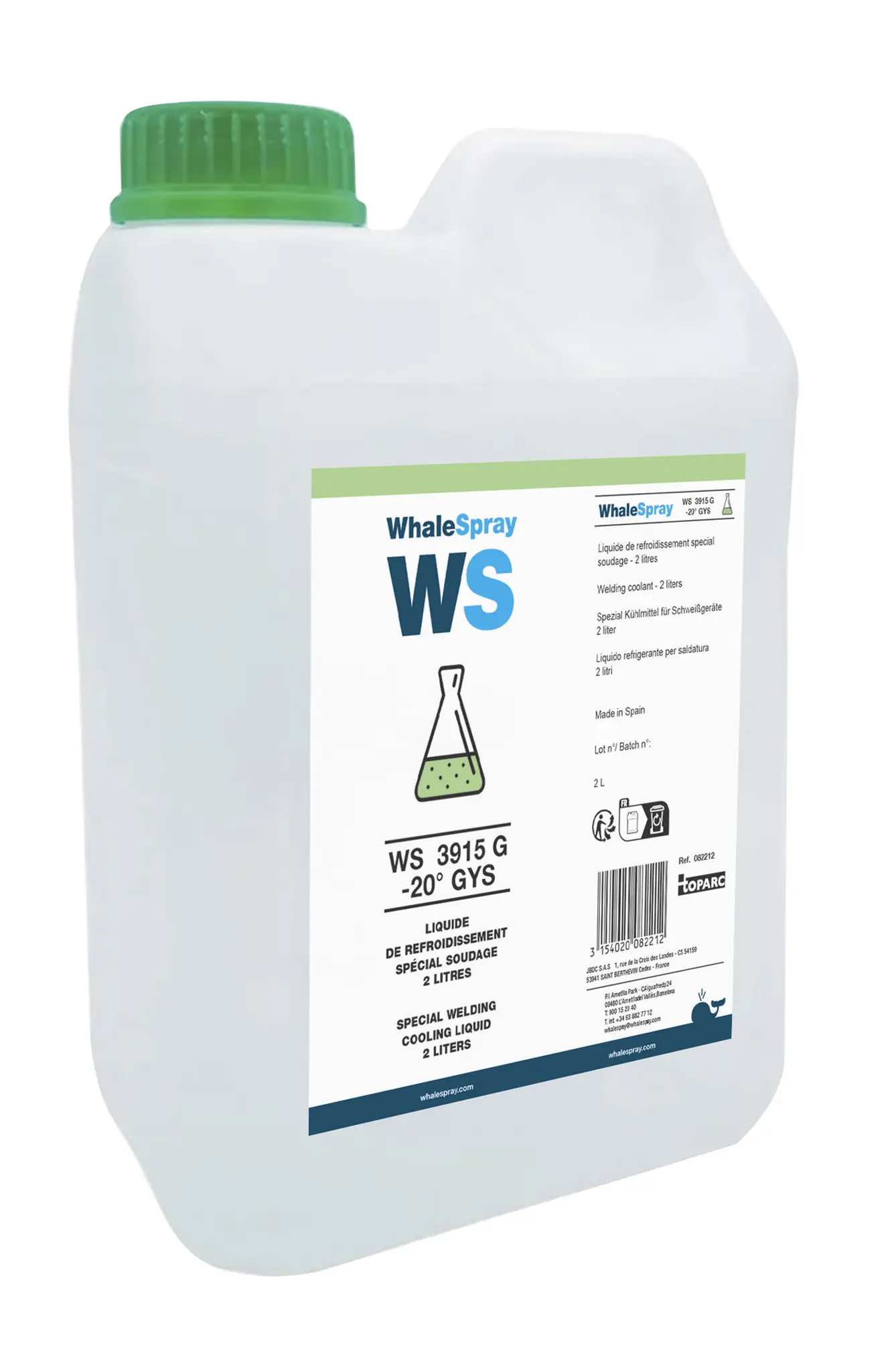 Liquide de refroidissement spécial soudage - 2 litres - GYS - 082212