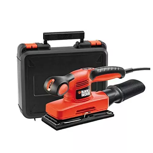 Ponceuse vibrante1/3 de feuille 240W - BLACK+DECKER - 5 abrasifs - KA320EKA-QS