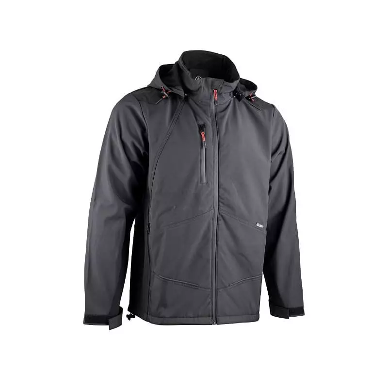 Blouson softshell LMA Rock - Gris - Triple couche - 2307 Blouson softshell LMA Rock - Gris - Triple couche - 2307