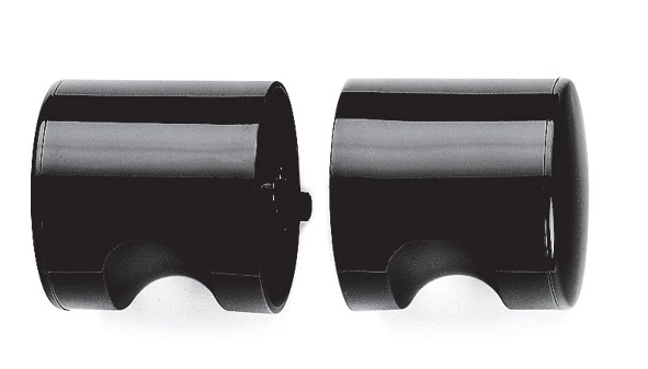 Bouton double tournant Ø 52 mm NY.KD 80 F NORMBAU Noir - 234070