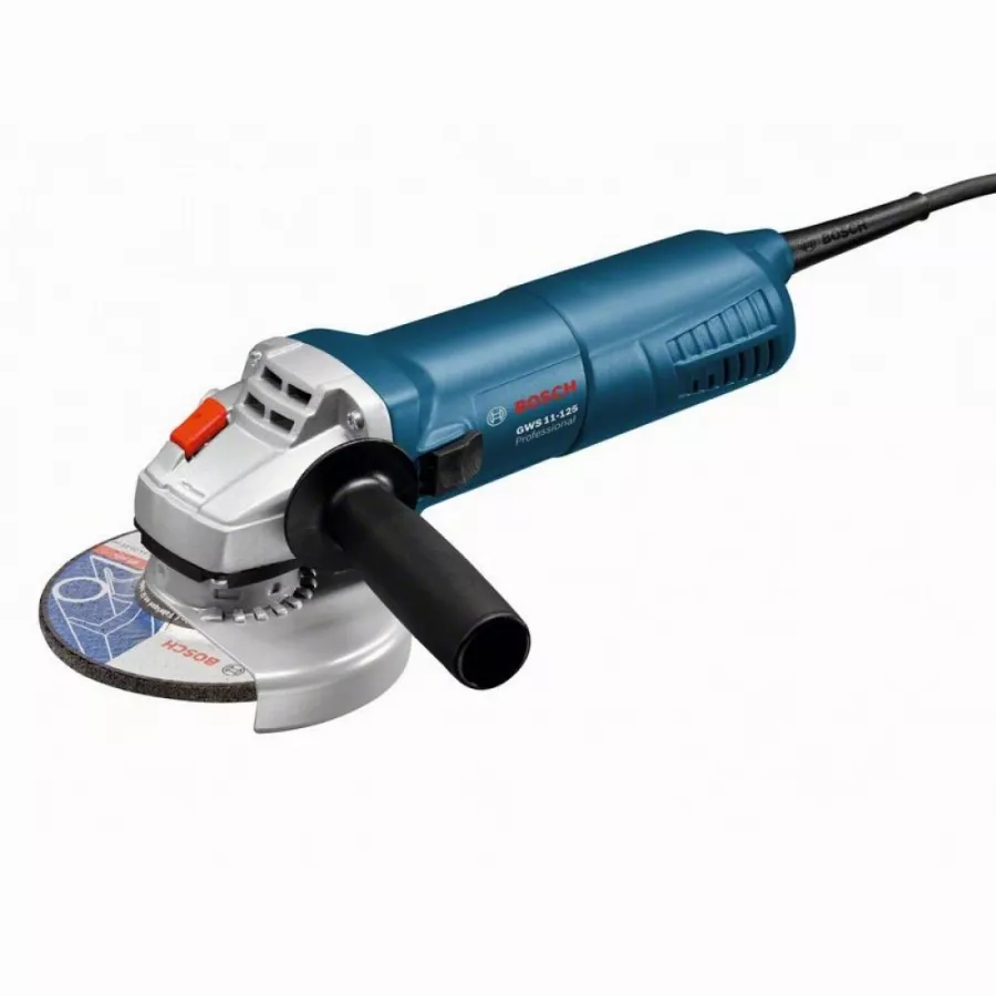 Meuleuse angulaire BOSCH GWS 11-125 - 1100 W Ø125 mm - Avec coffret de transport - 060179D003 Meuleuse angulaire BOSCH GWS 11-125 - 1100 W Ø125 mm - Avec coffret de transport - 060179D003
