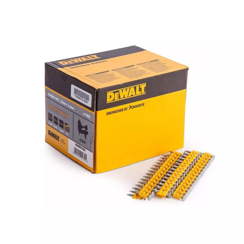 Boîte de 1005 pointes béton standard pour cloueur 2.6x35MM - DEWALT - DCN8901035