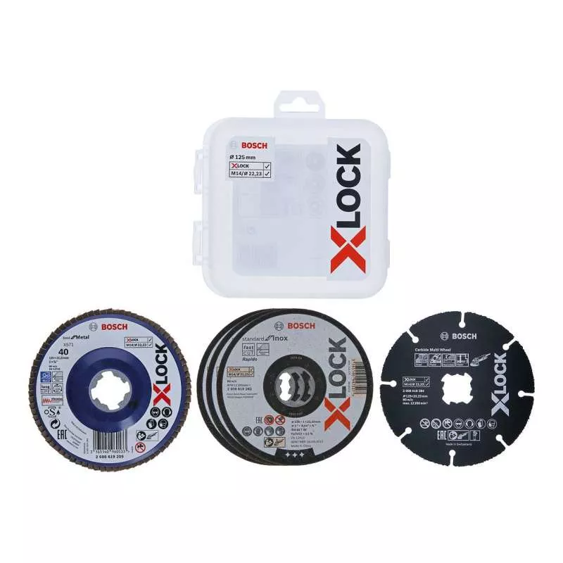 Kit disques X-Lock 125 mm BOSCH - 2608619374