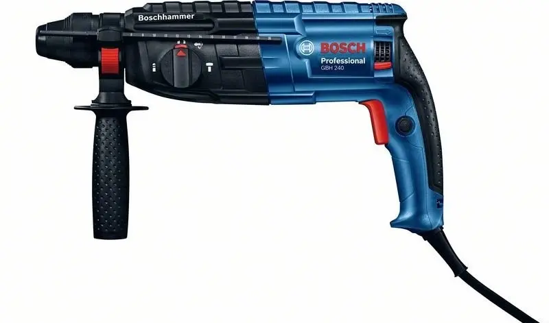 Marteau perforateur avec SDS plus GBH 240GBH 790W - BOSCH - avec coffret - 0611272100