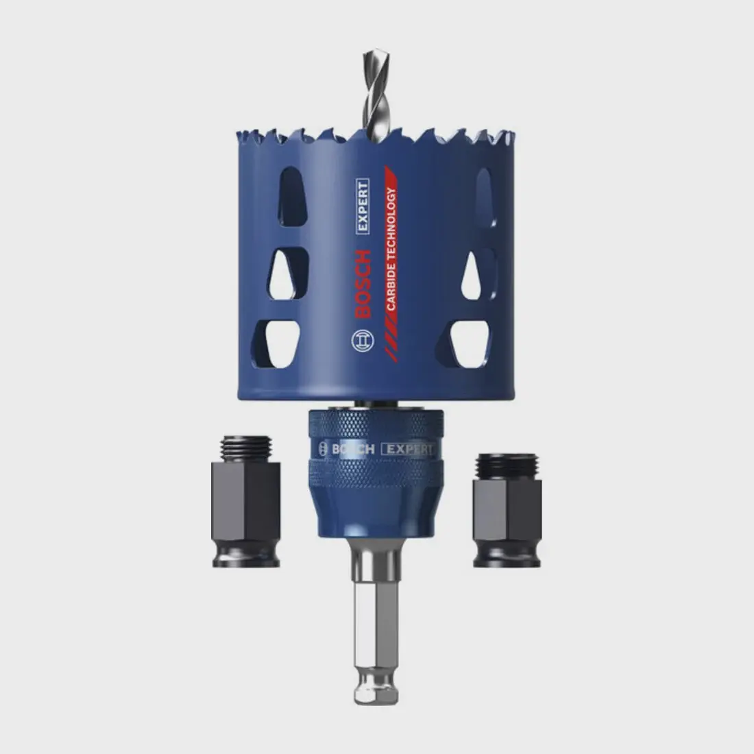 Kit scie trépan EXPERT Multi Material Power Change Plus Ø 68 x 60 mm avec adaptateur et foret de centrage - BOSCH - 2608901911