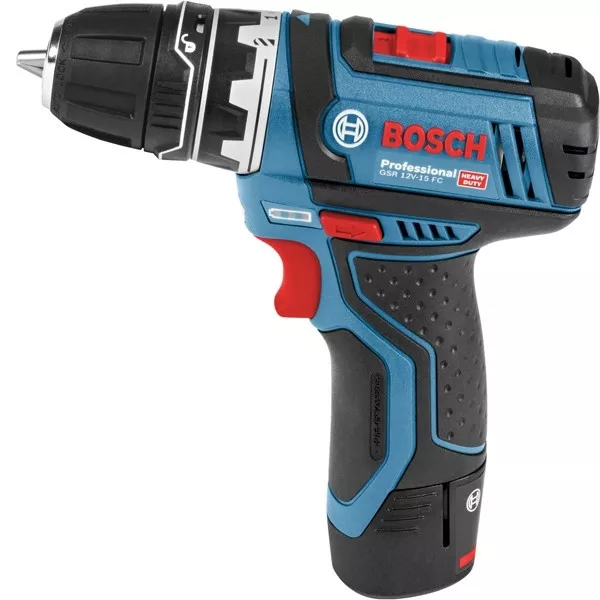 Perceuse visseuse BOSCH GSR12V-15FC Flex - 2 batteries 2Ah, chargeur, coffret - 06019F6001 Perceuse visseuse BOSCH GSR12V-15FC Flex - 2 batteries 2Ah, chargeur, coffret - 06019F6001