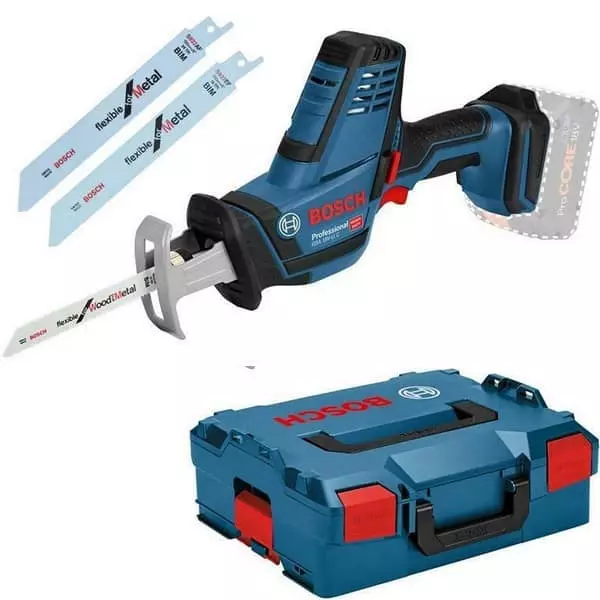 Scie sabre BOSCH GSA 18V-LI C - Sans batterie, ni chargeur - 3 Lames, en coffret - 06016A5001