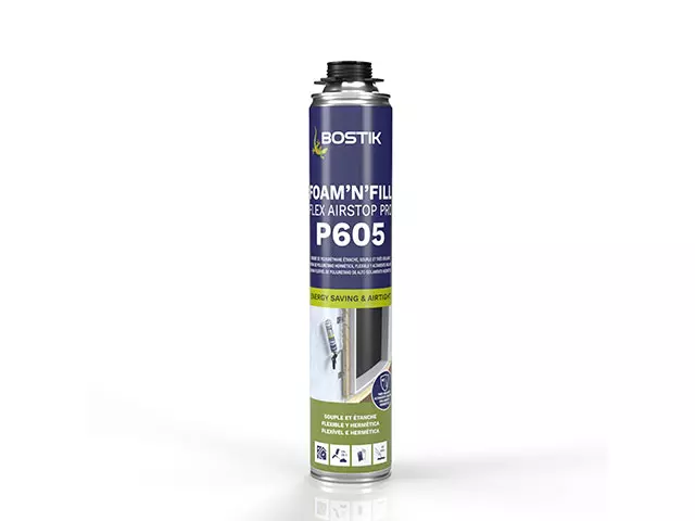 Mousse PU flexible P605 FOAM’N’FILL FLEX AIRSTOP PRO B3 - Pistolable - BOSTIK - 30620566