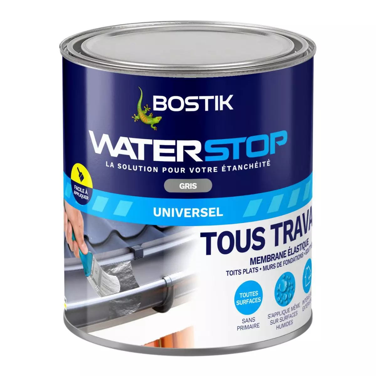 Membrane d'étanchéité Waterstop - BOSTIK - direct sans primaire Gris - 30605XX Membrane d'étanchéité Waterstop - BOSTIK - direct sans primaire Gris - 30605XX