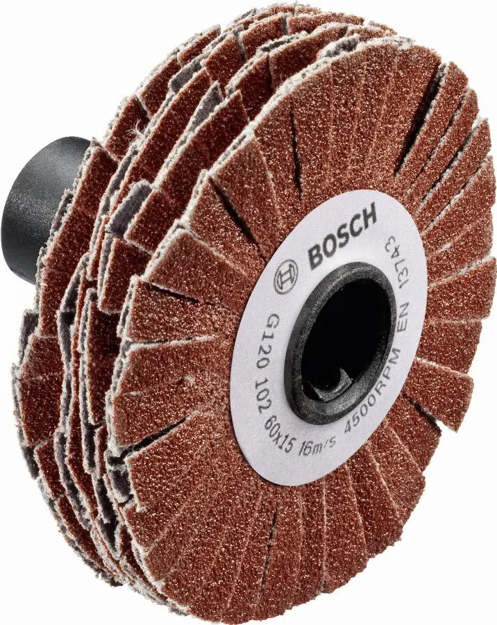 Rouleau flexible 15 mm Grain 80 BOSCH pour PRR / TEXORO - 1600A00154