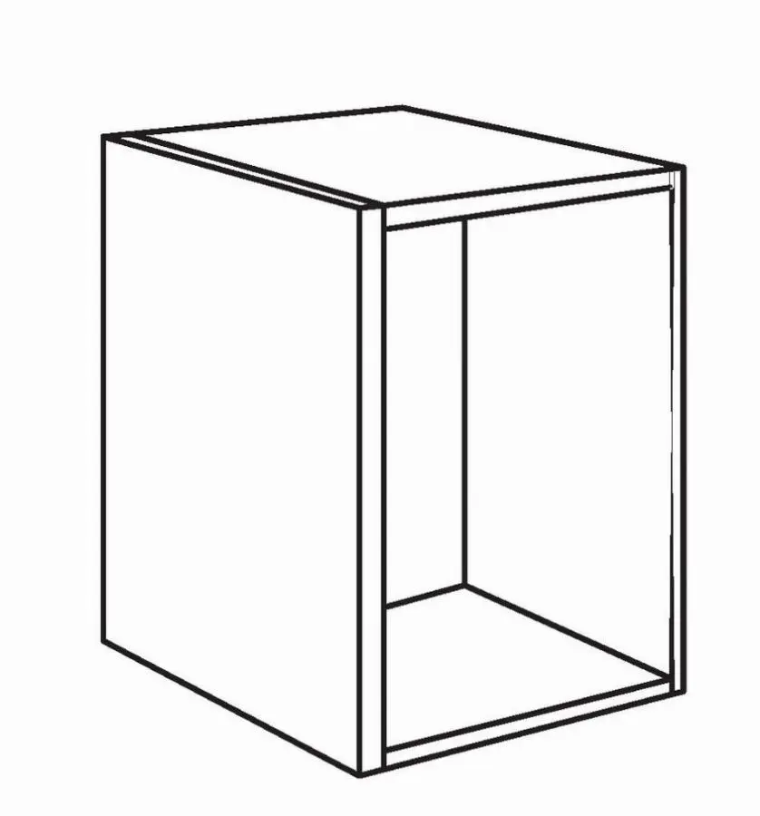 Caisson 19mm bas ht.780 lg.300 blanc - CB30780B