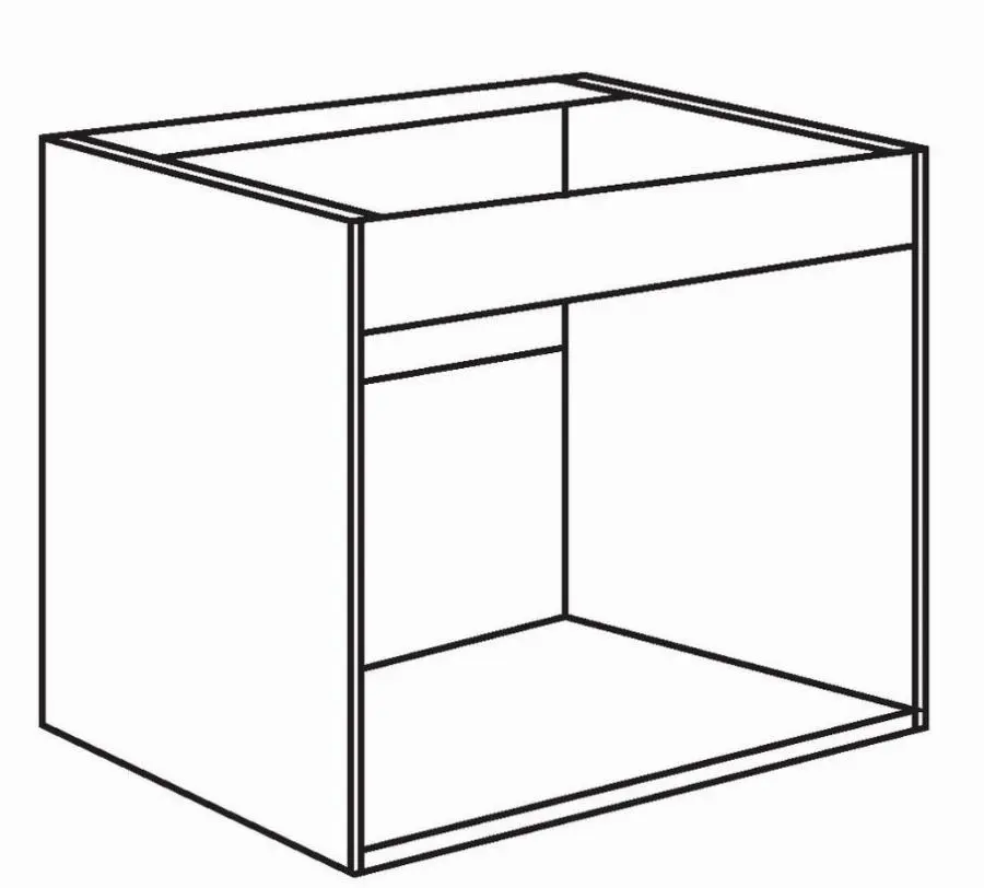 Caisson sous évier IMPEX - H.780 Lg.900 - blanc - CSE90780B