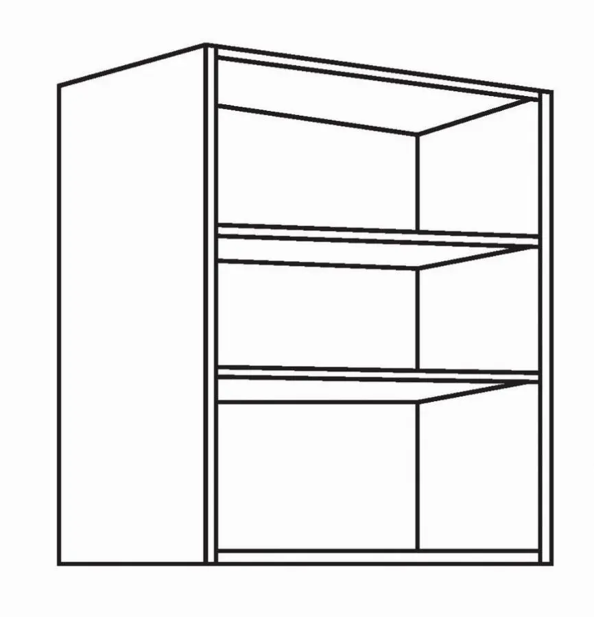 Caisson grande hauteur IMPEX - H.780 Lg.500 - blanc - CH50780B