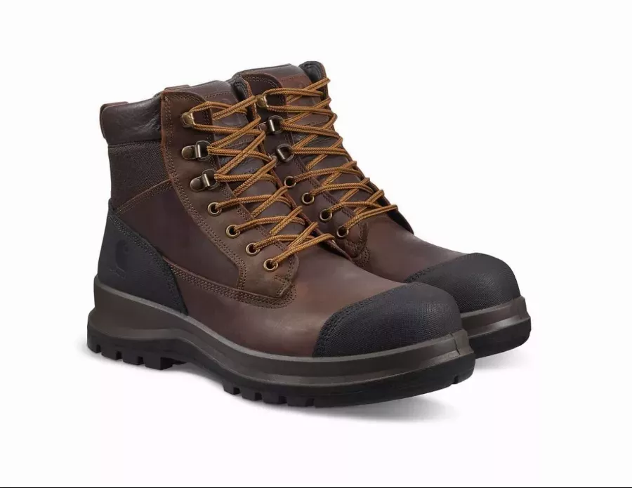 Chaussures CARHARTT Detroit 6 Work Taupe Marron Fonce T.45