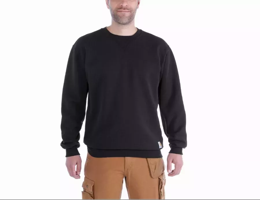 Sweatshirt CARHARTT Midweight Crewneck Noir T.L - K124-BLK-L