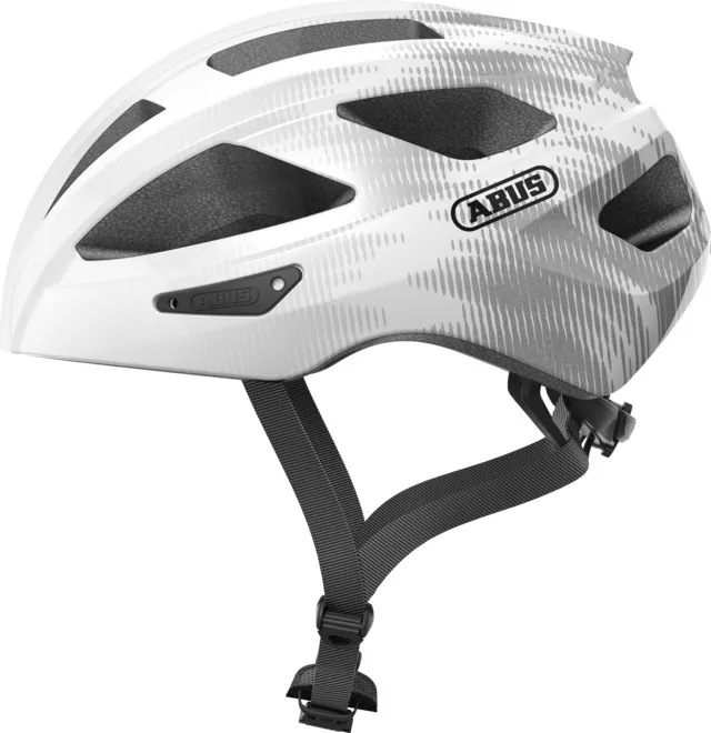 Casque route Macator ABUS White silver - Taille M - Blanc - 0078615
