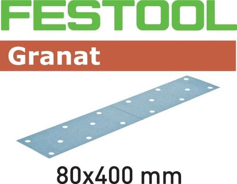 Abrasif pour ponçeuse FESTOOL Granat - 80 x 400 mm