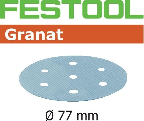 Abrasif pour ponçeuse FESTOOL Granat  - Ø 77 mm