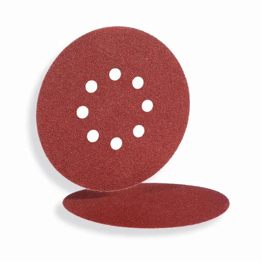 Disque papier velcro rigide VC153 8 trous HERMES - Ø125 mm