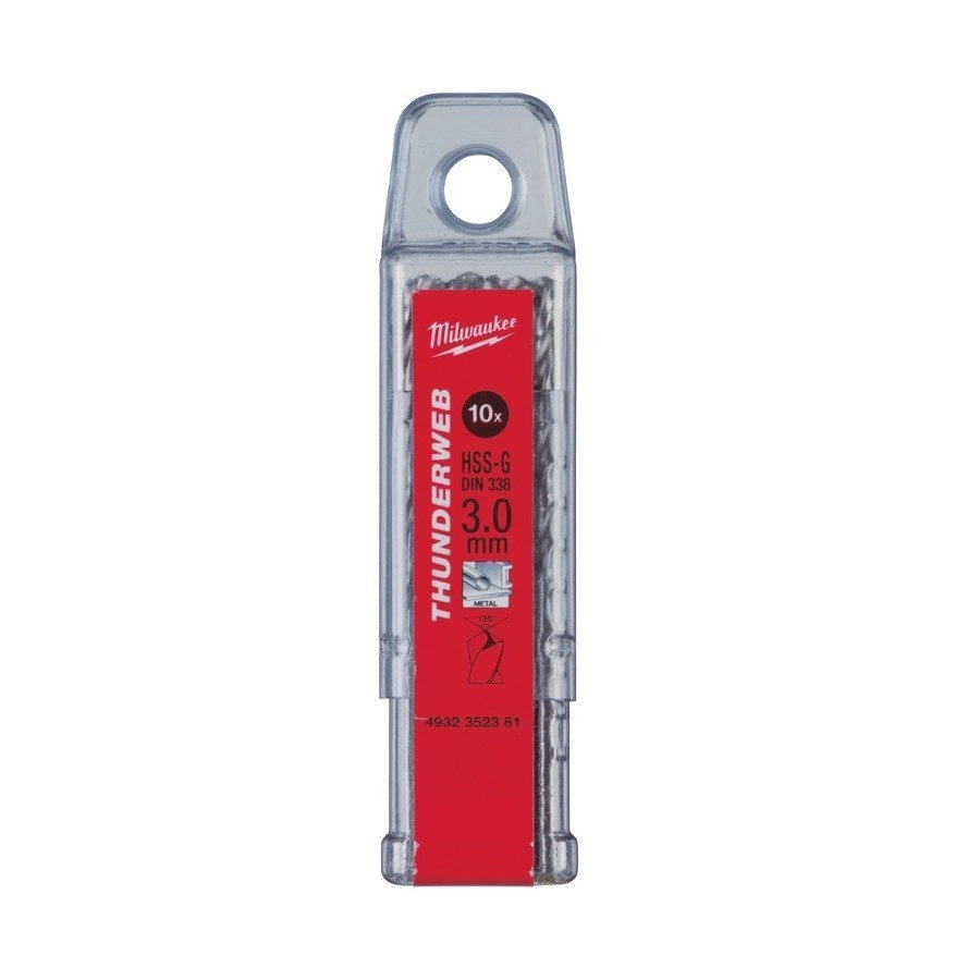 Foret HSS-G Thunderweb MILWAUKEE Spécial métaux - 2 pièces