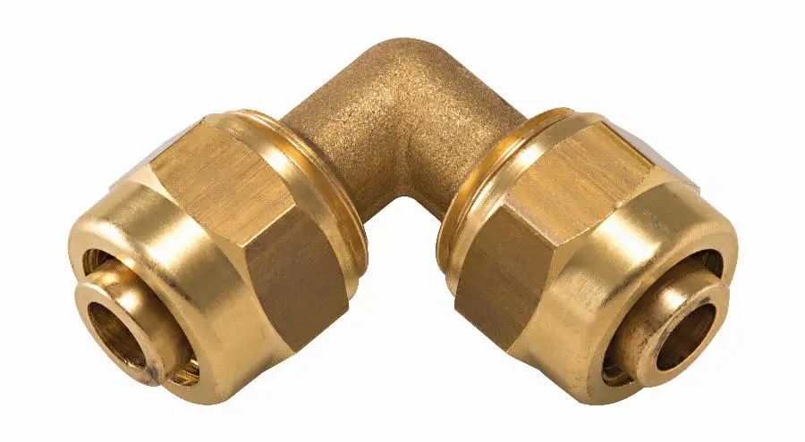 Coude égal à compression pour tube PER NOYON & THIEBAULT - P-523