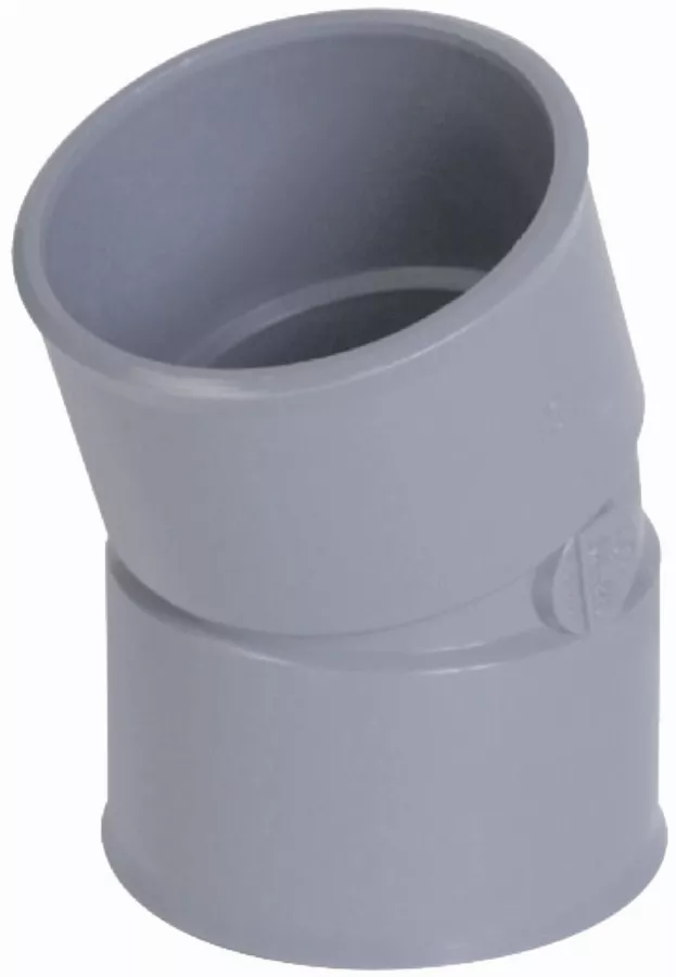 Coude NICOLL simple - PVC gris Coude NICOLL simple - PVC gris