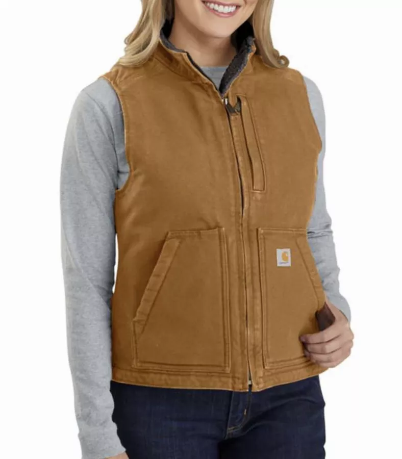 Veste sans manche femme CARHARTT Col doublée 104224 Maxoutil