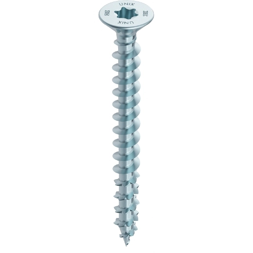 Vis HECO Unix Plus - Filetage Total - Torx - Zingué argent