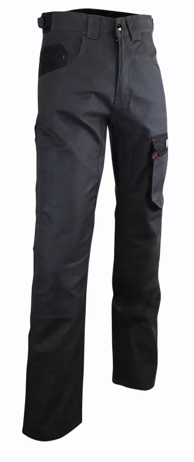 Pantalon Ciment 300gr Sans poche genoux LMA Gris nuit / Noir - 1266