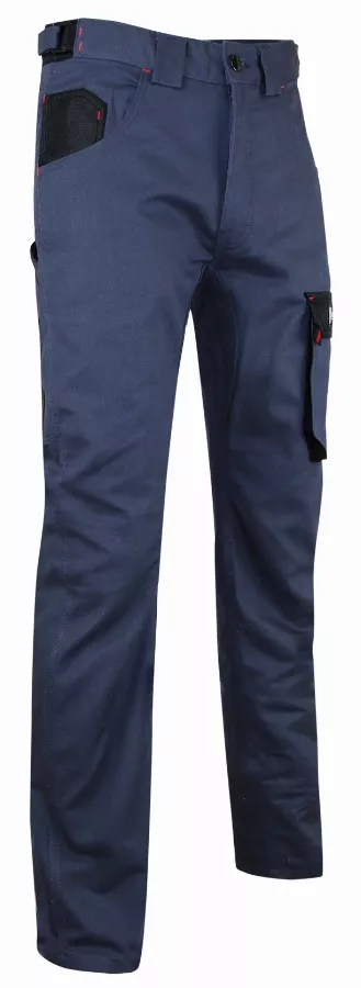Pantalon Etincelle 300gr Sans poche genoux LMA Bleu foncé / Noir - 1498