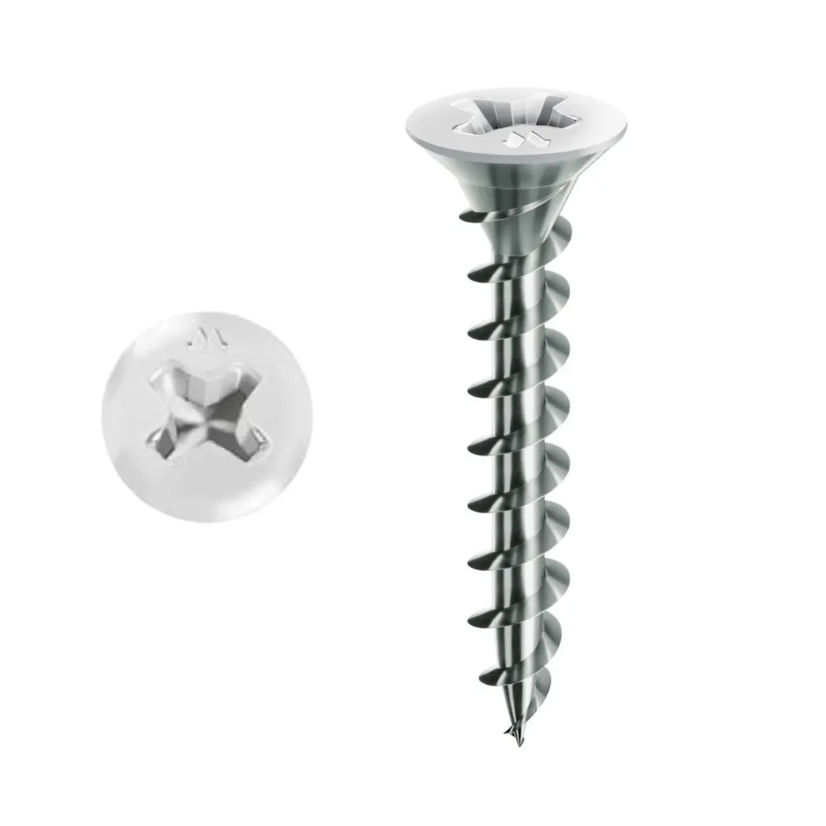 Vis Framex PVC tête fraisée réduite PH filetage total MUSTAD - SP436A