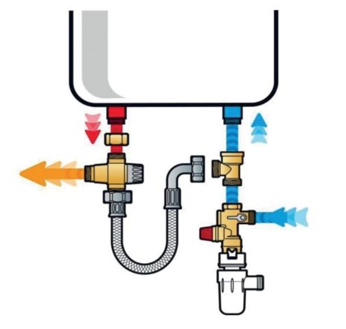 Kit de sécurité chauffe-eau THERMADOR - KMIXVE 