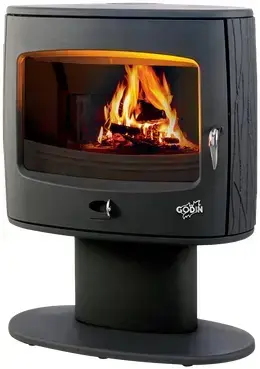 Poêle à bois eliot 2 Gris anthra 8Kw - GODIN - 388152
