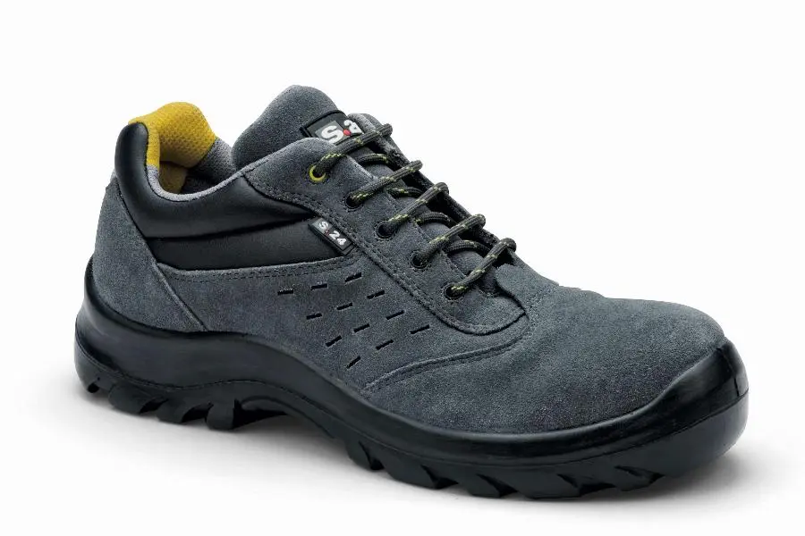 Chaussures de sécurité S24 Cabana S1P - Croute de cuir velour gris - Taille 39 - 5712