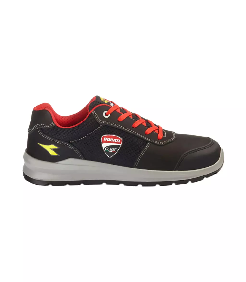 Chaussure de sécurité basses Ducati Speedy Race S1PS - T.43 - Noir/Fungus - DIADORA - 701.181702-C2541 T.43