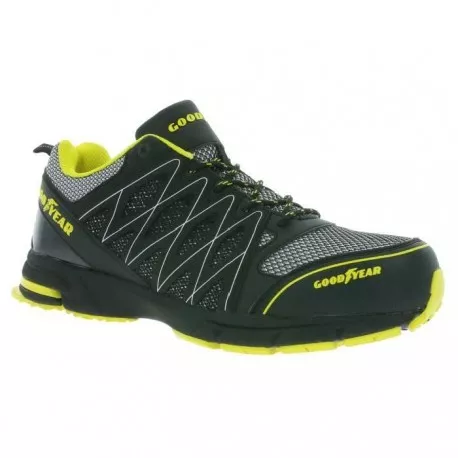Chaussures de sécurité Goodyear Adelaide S1P Noir/jeune - 1502