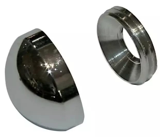 Cache pour vis de 6 à 8 mm QDRC - laiton chromé - Ø 22 x 8 x 8.1 mm - 9038D22S03 Cache pour vis de 6 à 8 mm QDRC - laiton chromé - Ø 22 x 8 x 8.1 mm - 9038D22S03