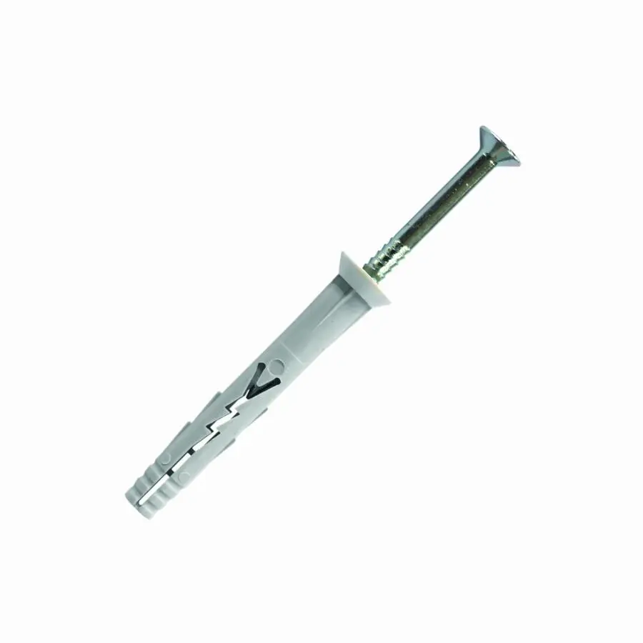 Boite de 100 chevilles à frapper nylon SCELL-IT - Tête fraisée - Ø 8 mm x 100 mm - YZF8100
