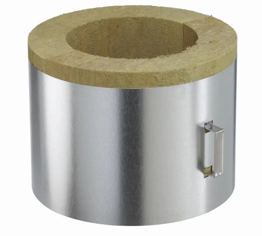 Coquille isolante plafond inox galva Coquisol Ø180/230 H.330 POUJOULAT - 32999121 