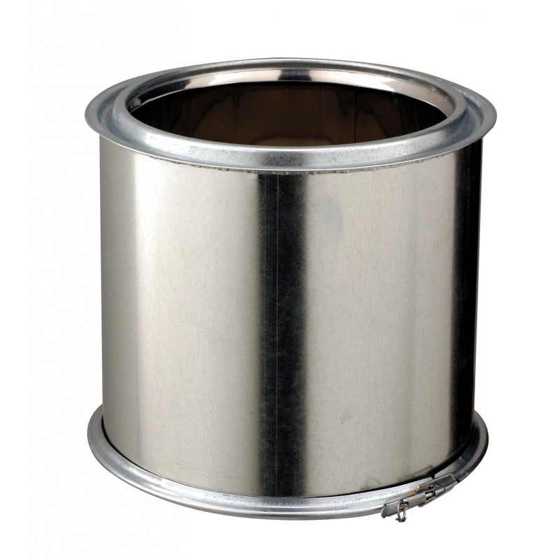 Conduit droit 450 cm Ø150 Inox galva POUJOULAT ED 450-150 - 32150004