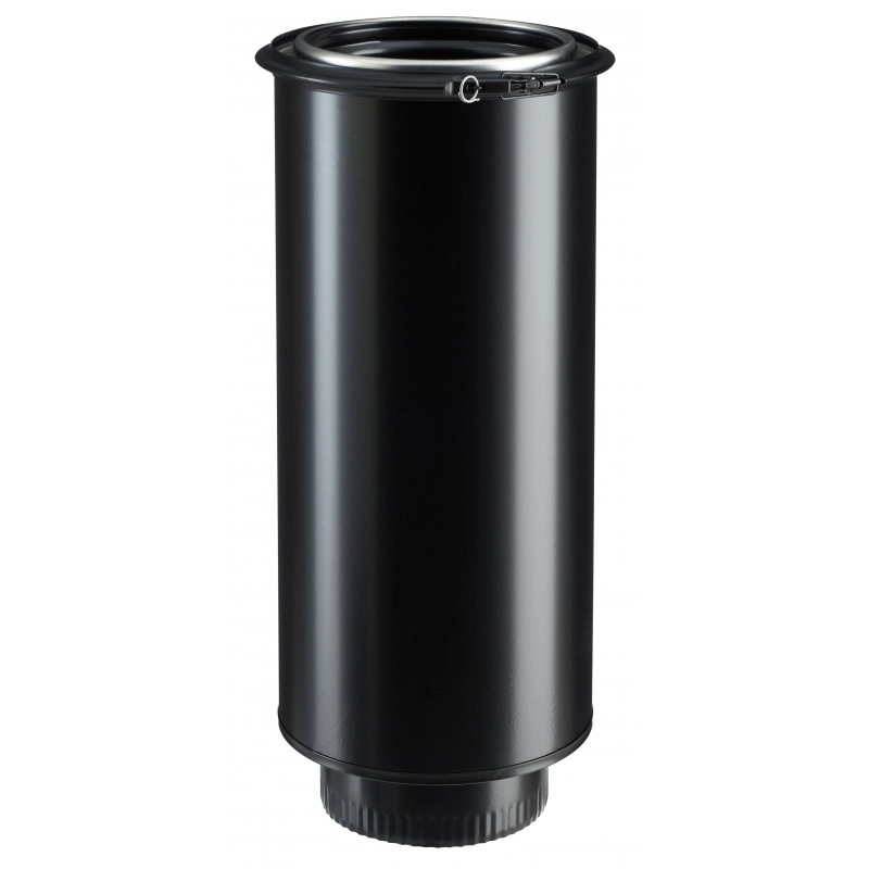 Conduit droit de finition Ø150 mm POUJOULAT ral 9020 blanc mat EDP - 32150015