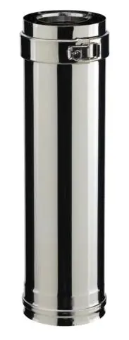 Conduit droit PGI  Inox L.450 Ø80/130 POUJOULAT - 37080704                 