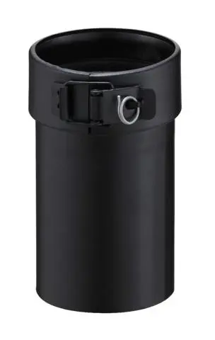 Adaptateur poële granules 80 PGI couleur noir gra ral9030 POUJOULAT AP 80 PGI - 37080466NOIR    