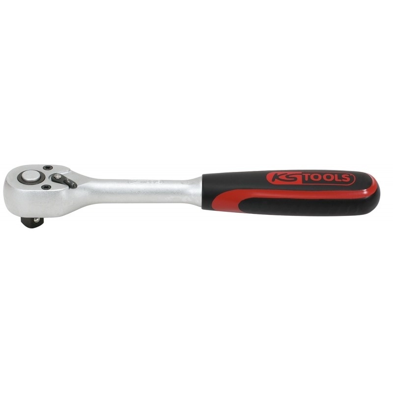 Cliquet 72 dents bi-matière 1/2" avec système éjection douilles KS TOOLS - 922.1390 Cliquet 72 dents bi-matière 1/2" avec système éjection douilles KS TOOLS - 922.1390