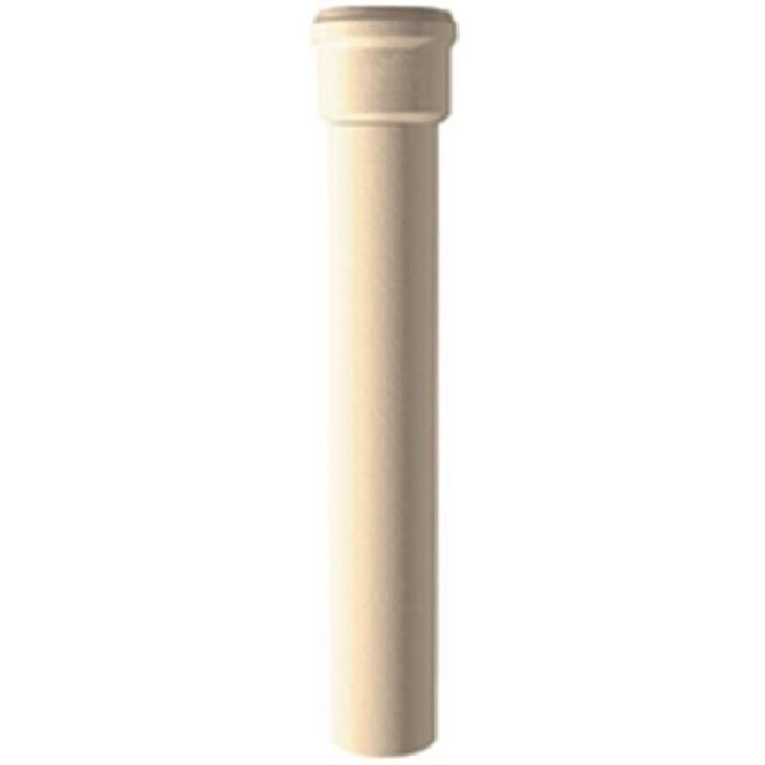 Dauphin pavillonnaire droit - Ø80 mm Longueur 1 m - Beige - Sans joints - 171518