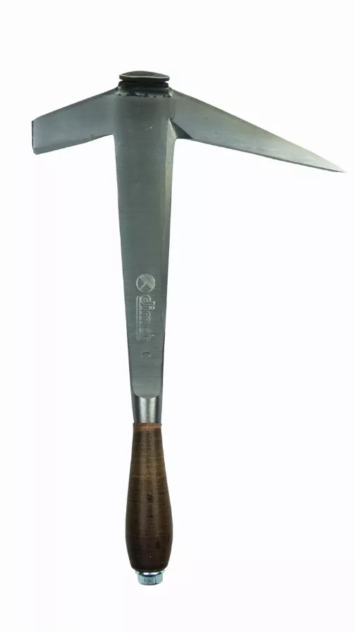 Marteau de couvreur DIMOS manche cuir pour droitier panne courte - 135500 Marteau de couvreur DIMOS manche cuir pour droitier panne courte - 135500