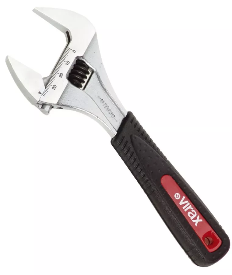Clé à molette ouverture 39 mm extra-large 8" VIRAX 215 mm - 017050 Clé à molette ouverture 39 mm extra-large 8" VIRAX 215 mm - 017050