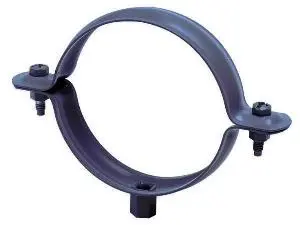 Collier descente embase taraudée Ø100 mm FRENEHARD avec patte à vis - QSFCF5110/CZPV