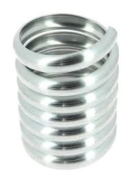 Bague spirale sans bord  - Ø 100mm - Zinc naturel - AZN200100