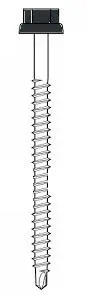 Zacrovis bois 6.5x100 ETANCO - Tête ral 7016 gris anthracite - 100 pièces - 551226236